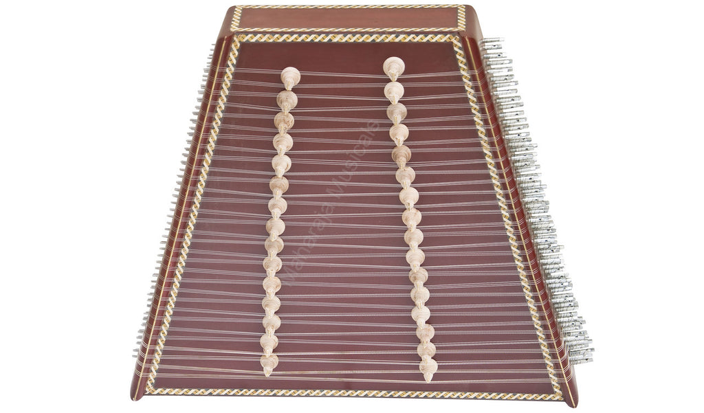 Maharaja Musicals Santoor, 93 Strings, Mahogany