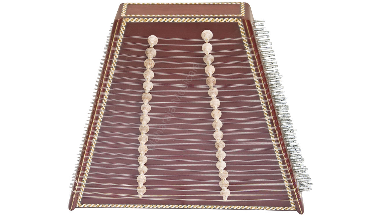 Maharaja Musicals Santoor, 93 Strings, Mahogany