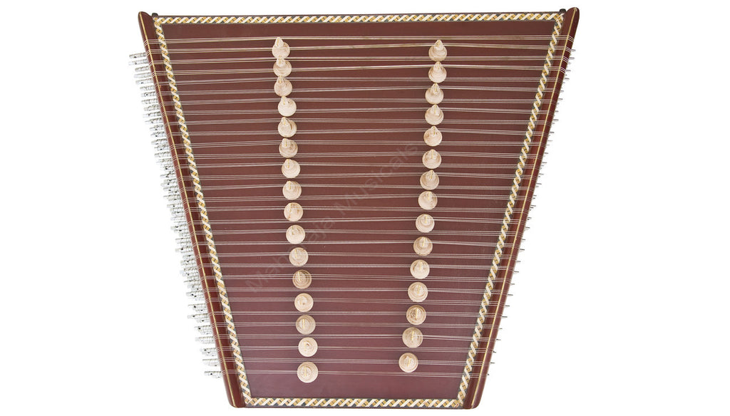 Maharaja Musicals Santoor, 93 Strings, Mahogany