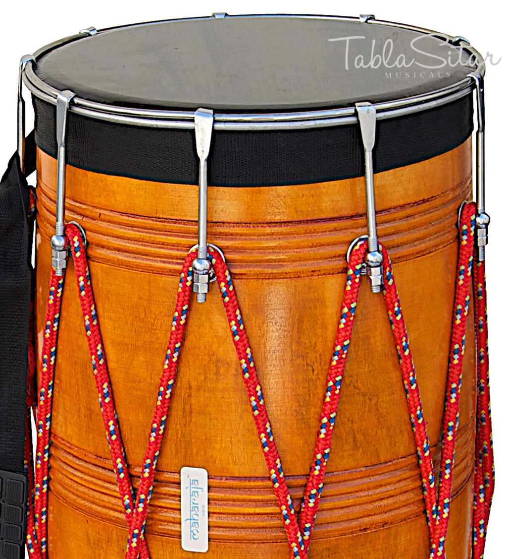 Maharaja Musicals Bhangra Dhol, Natural (No. 428)