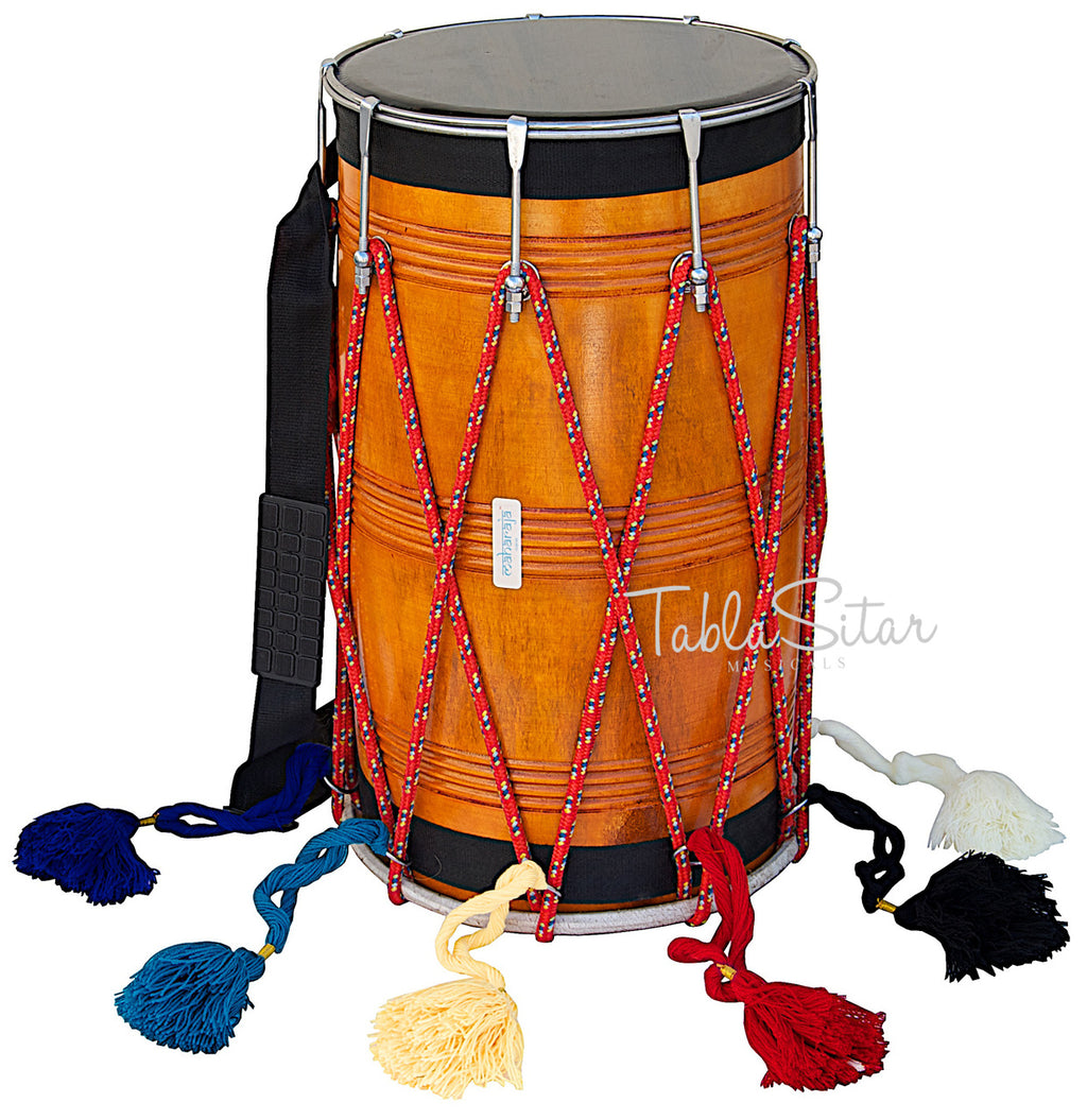 Maharaja Musicals Bhangra Dhol, Natural (No. 428)