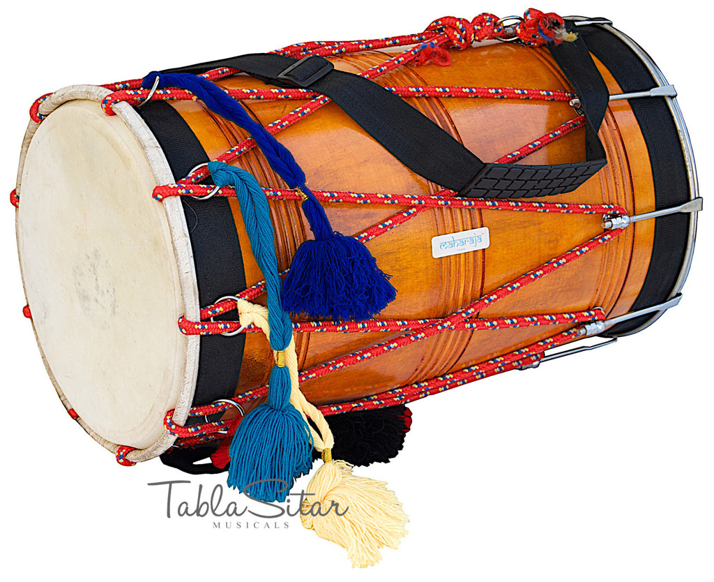 Maharaja Musicals Bhangra Dhol, Natural (No. 428)