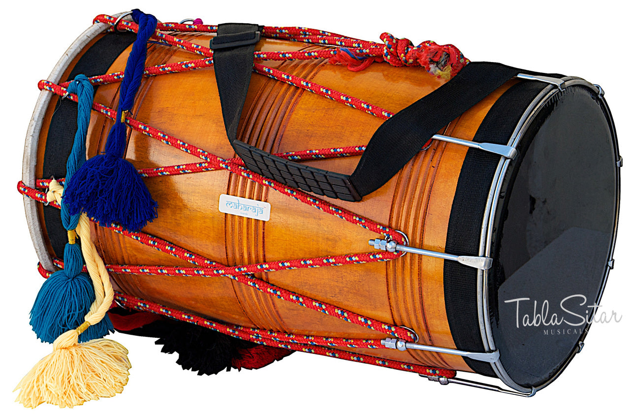 Maharaja Musicals Bhangra Dhol, Natural (No. 428)