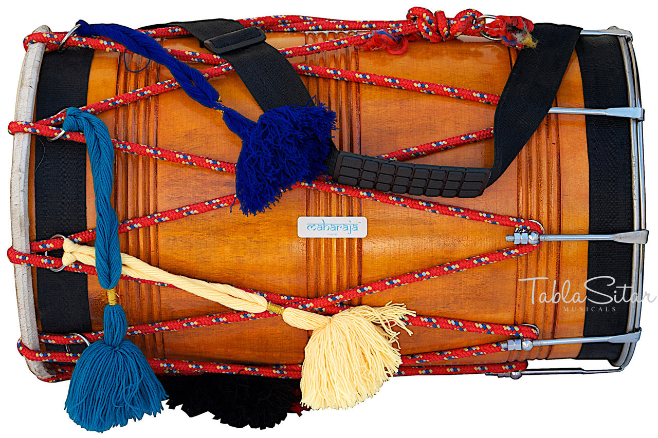 Maharaja Musicals Bhangra Dhol, Natural (No. 428)