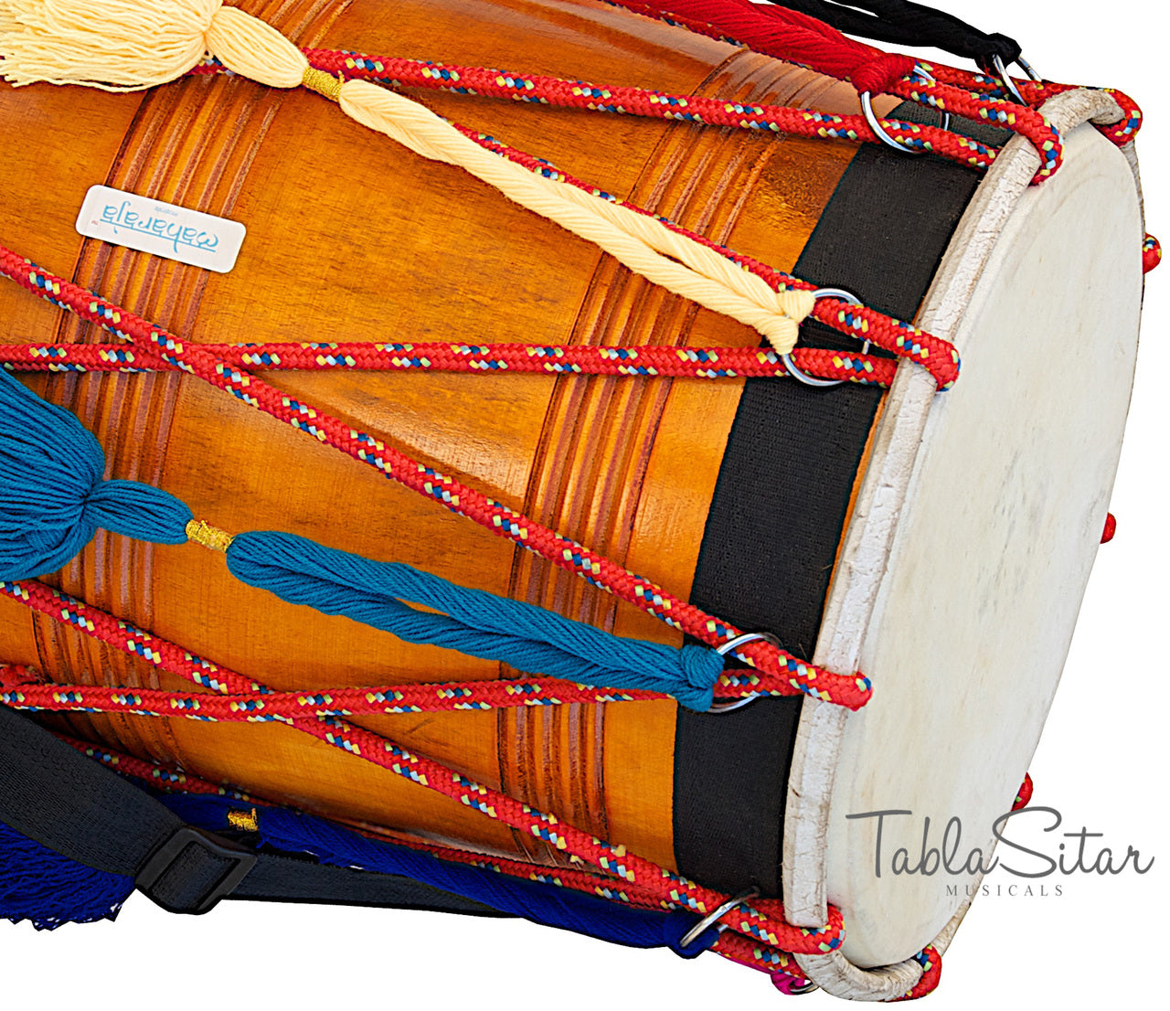 Maharaja Musicals Bhangra Dhol, Natural (No. 428)
