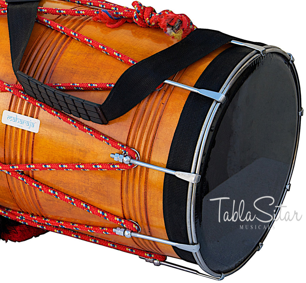 Maharaja Musicals Bhangra Dhol, Natural (No. 428)
