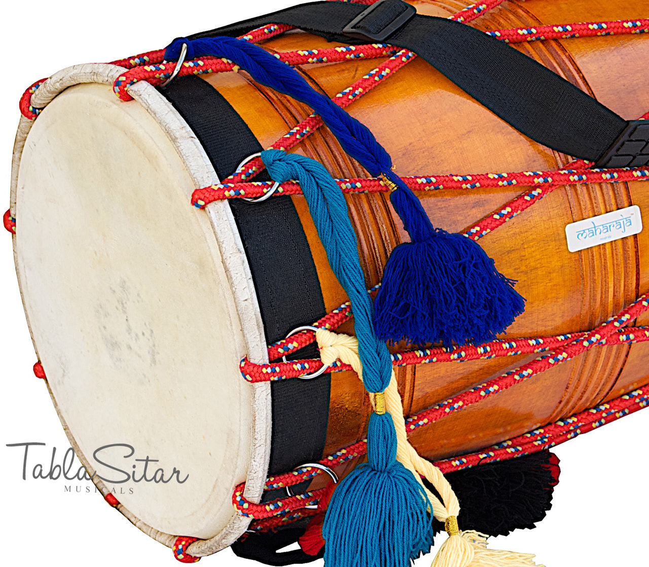 Maharaja Musicals Bhangra Dhol, Natural (No. 428)