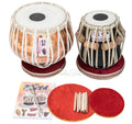 Vijay Vhatkar Designer Tabla Set, 4 kg, Copper Bayan, Sheesham