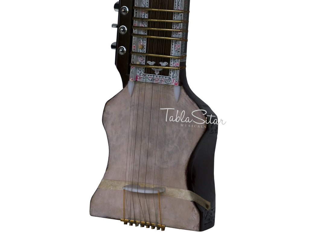 Kanai Lal Concert Dilruba, Tun Wood, Horsehair Bow, Fiber Case