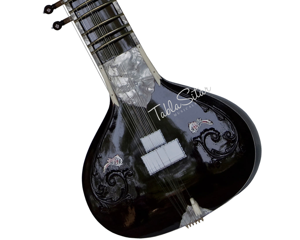 Kanai Lal Munda Sitar, Vilayat Khan Style, Fiber Case