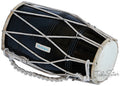 Maharaja Musicals Dholak, Mango Wood, Rope-Tuned, Black