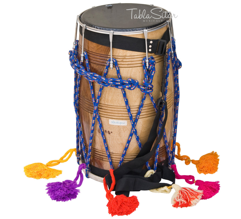 Maharaja Musicals Bhangra Dhol, Sheesham, Remo Head