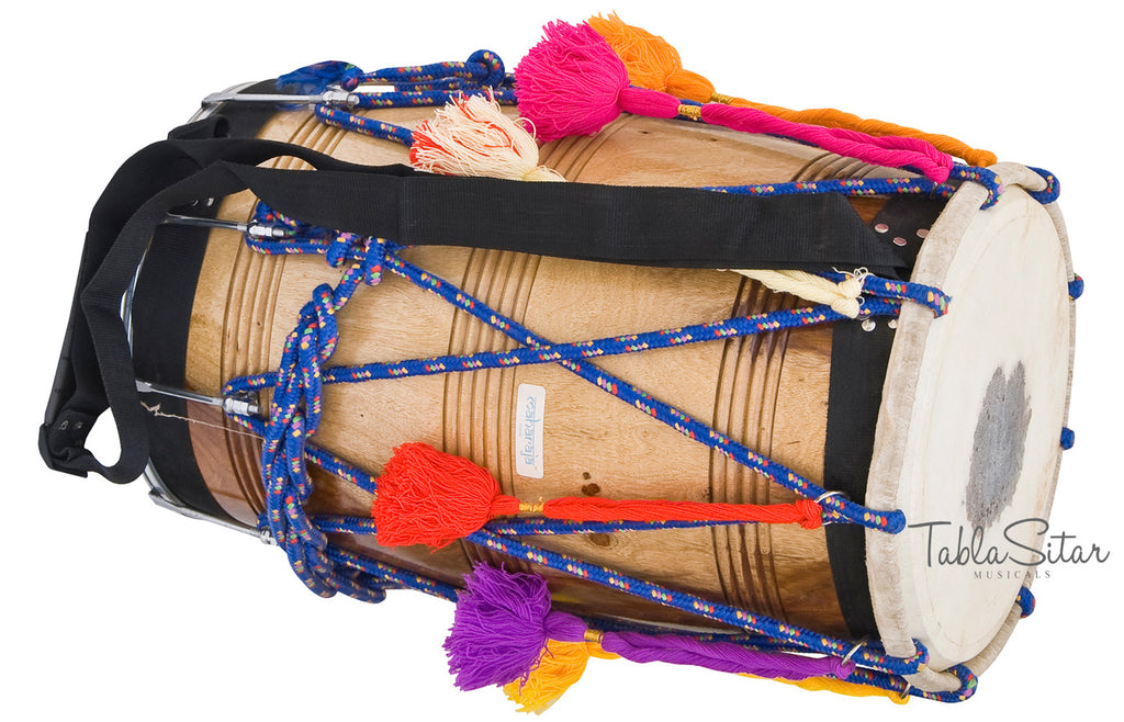 Maharaja Musicals Bhangra Dhol, Sheesham, Remo Head