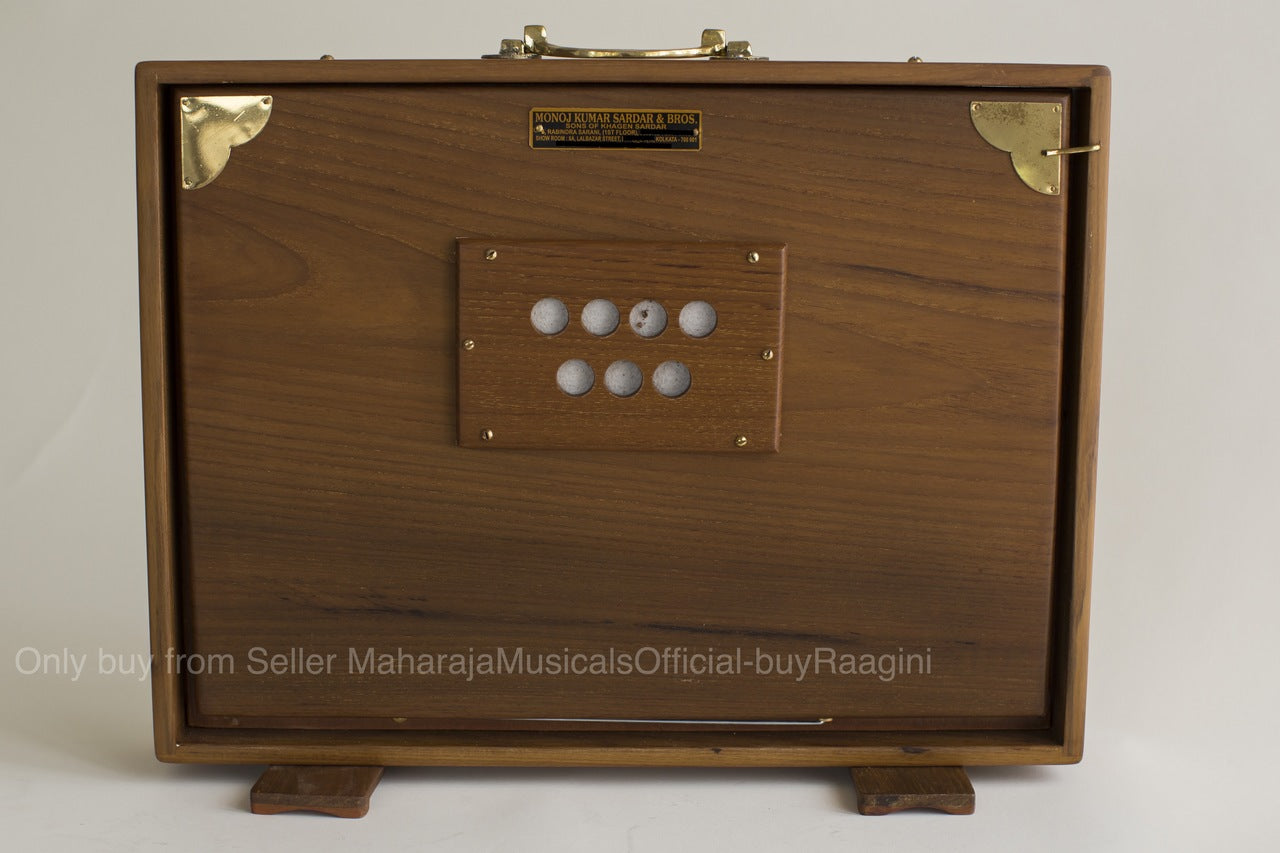 MKS Concert Shruti Box, Natural, with Bag (No. 622)