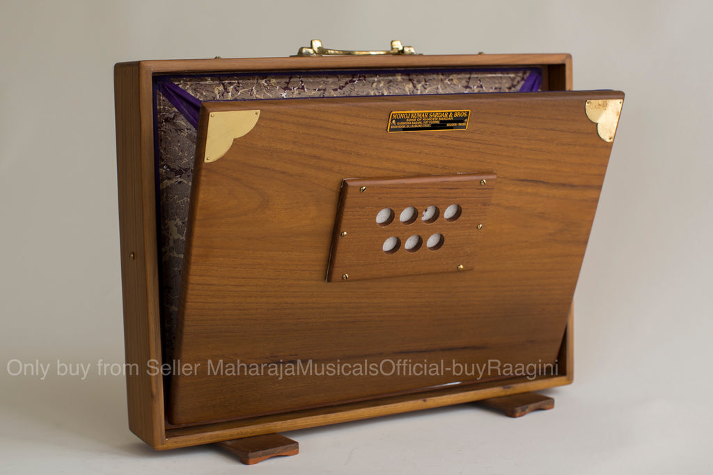 MKS Concert Shruti Box, Natural, with Bag (No. 622)