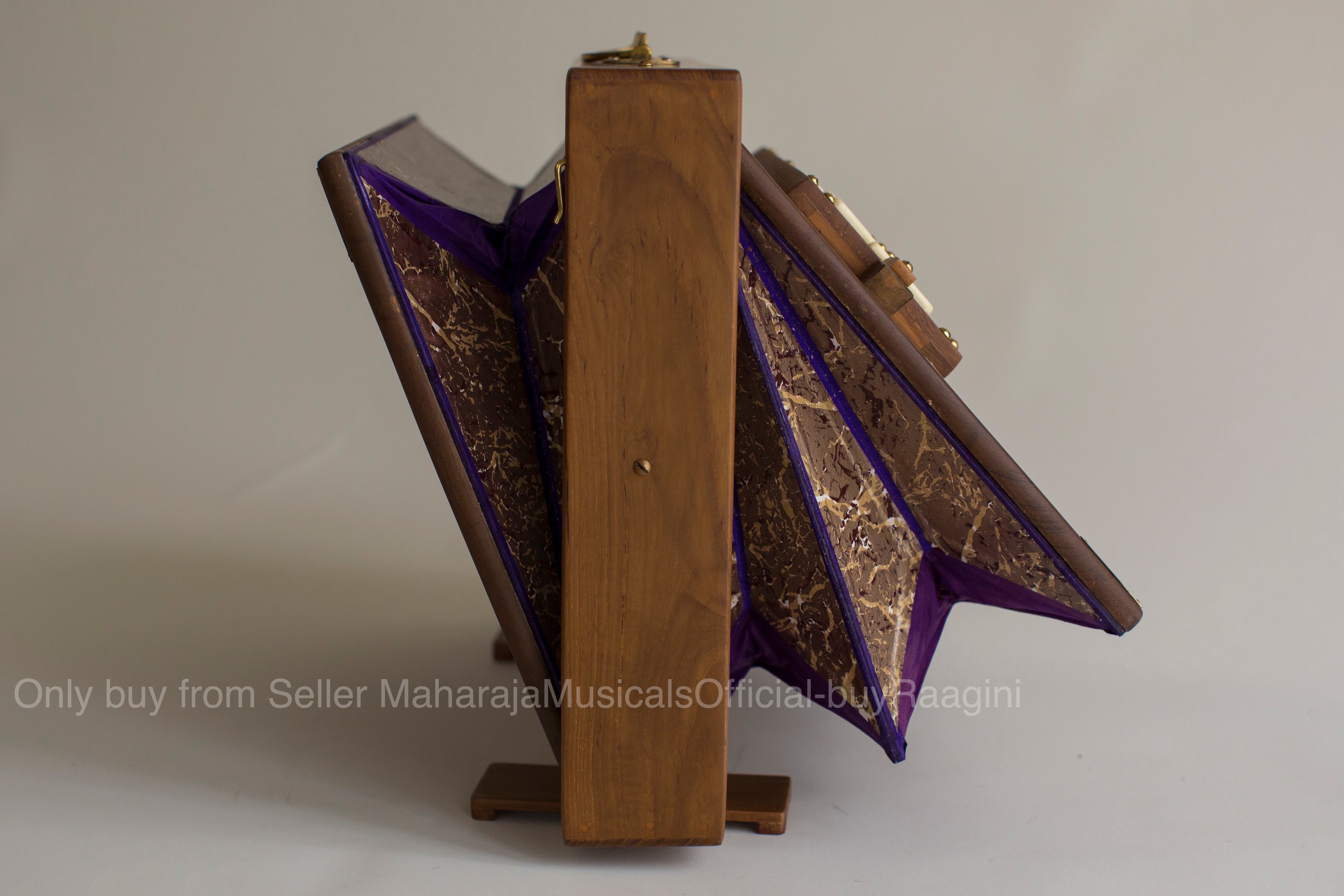 MKS Concert Shruti Box, Natural, with Bag (No. 622)