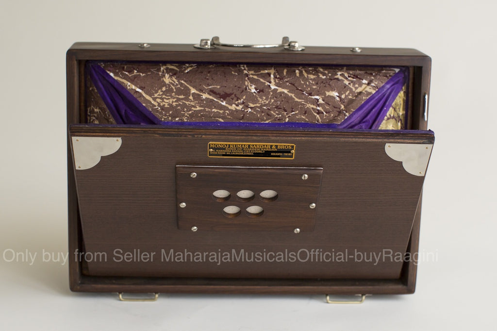 MKS Concert Shruti Box, Mahogany, with Bag