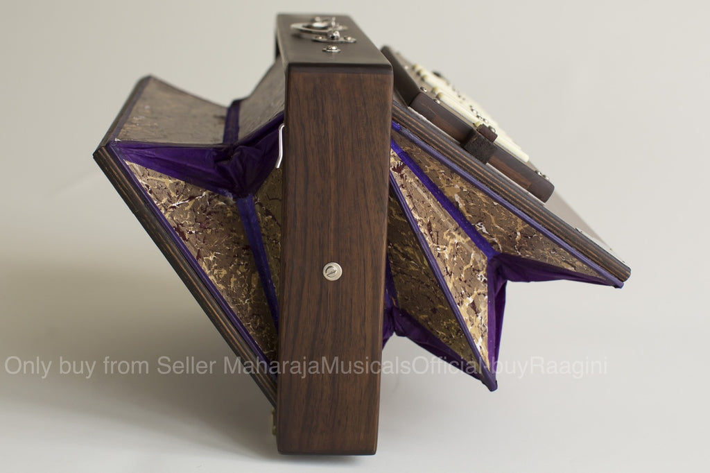MKS Concert Shruti Box, Mahogany, with Bag