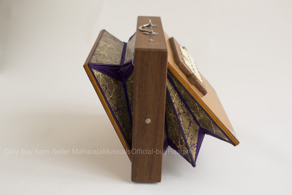 MKS Concert Shruti Box, Natural, with Bag (No. 620)