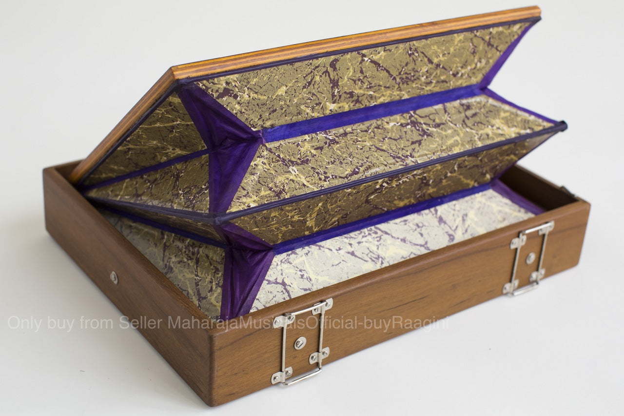 MKS Concert Shruti Box, Natural, with Bag (No. 620)