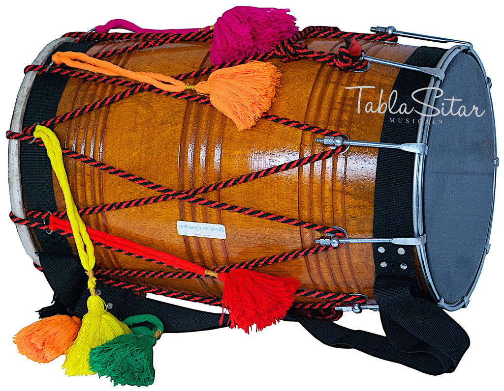 Maharaja Musicals Bhangra Dhol, Natural (No. 75)