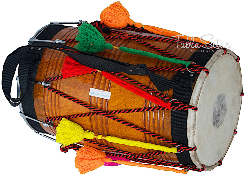 Maharaja Musicals Bhangra Dhol, Natural (No. 75)