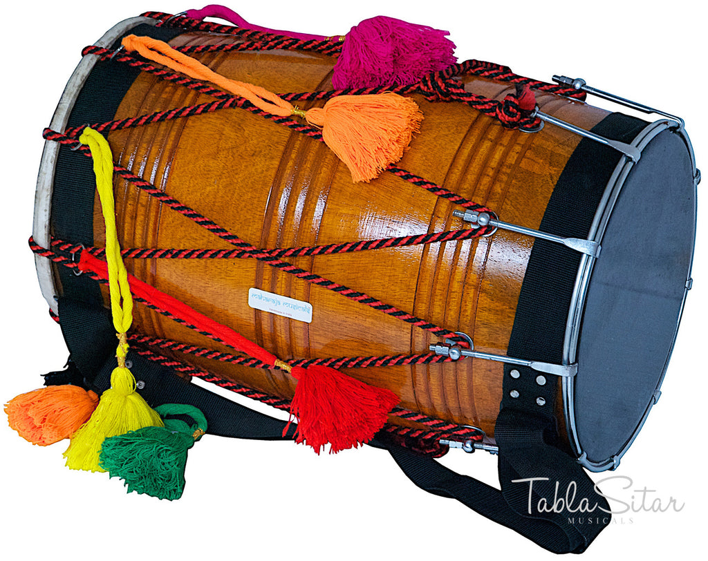 Maharaja Musicals Bhangra Dhol, Natural (No. 75)