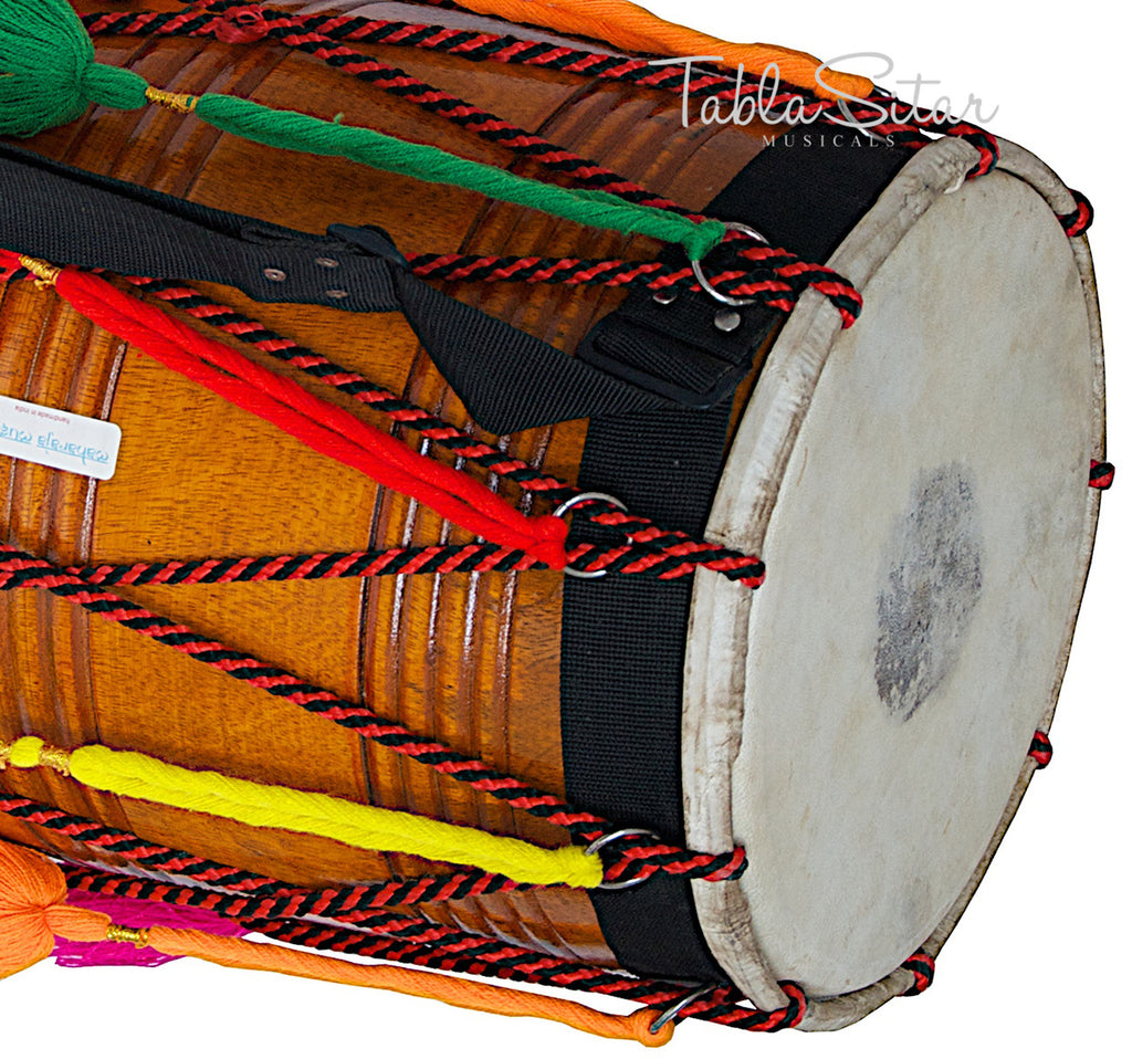 Maharaja Musicals Bhangra Dhol, Natural (No. 75)