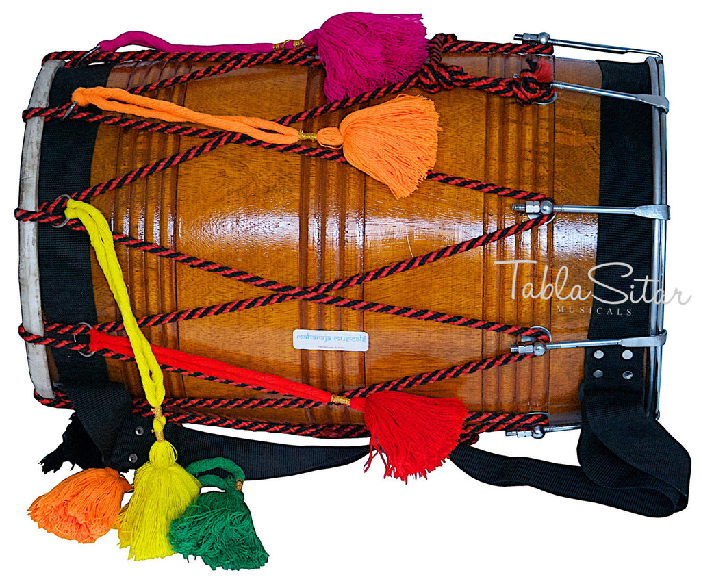 Maharaja Musicals Bhangra Dhol, Natural (No. 75)