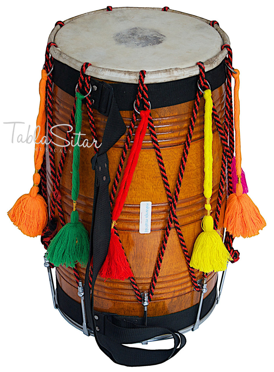 Maharaja Musicals Bhangra Dhol, Natural (No. 75)