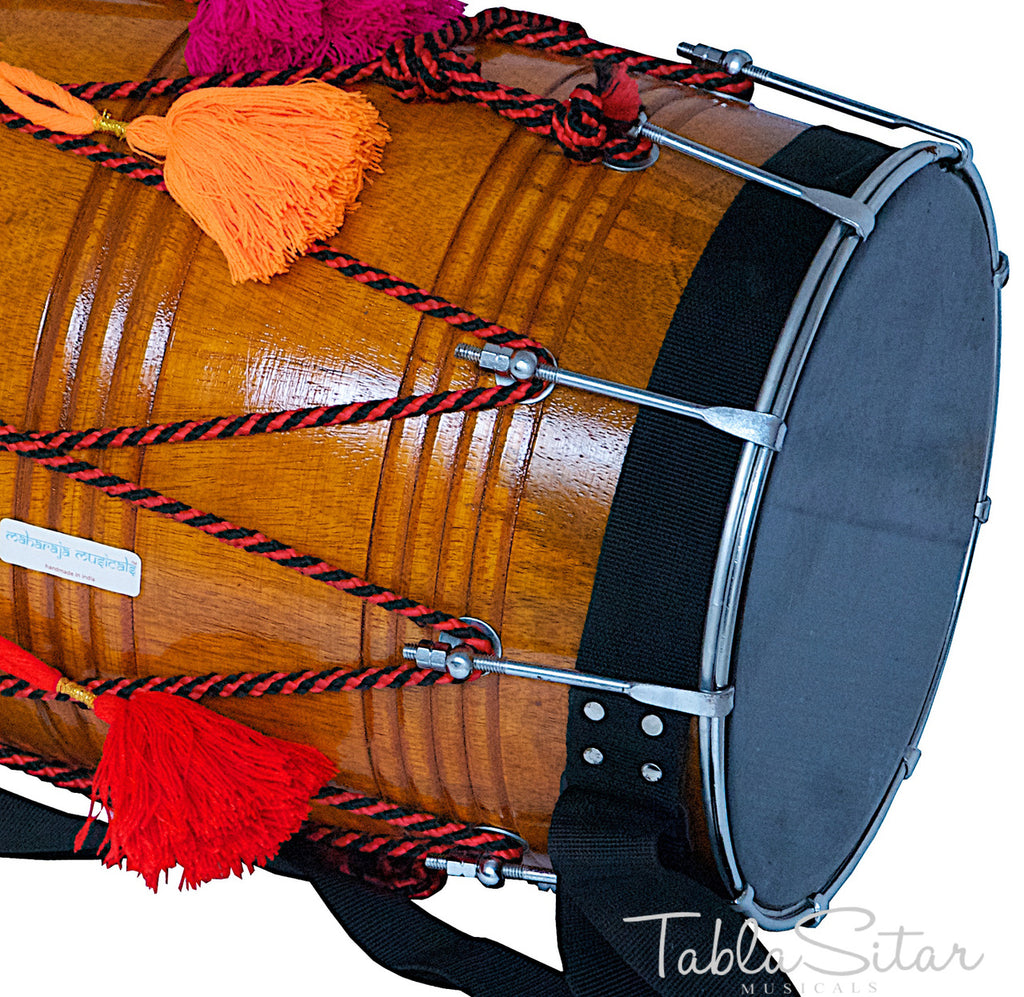 Maharaja Musicals Bhangra Dhol, Natural (No. 75)