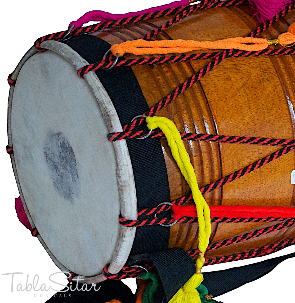 Maharaja Musicals Bhangra Dhol, Natural (No. 75)