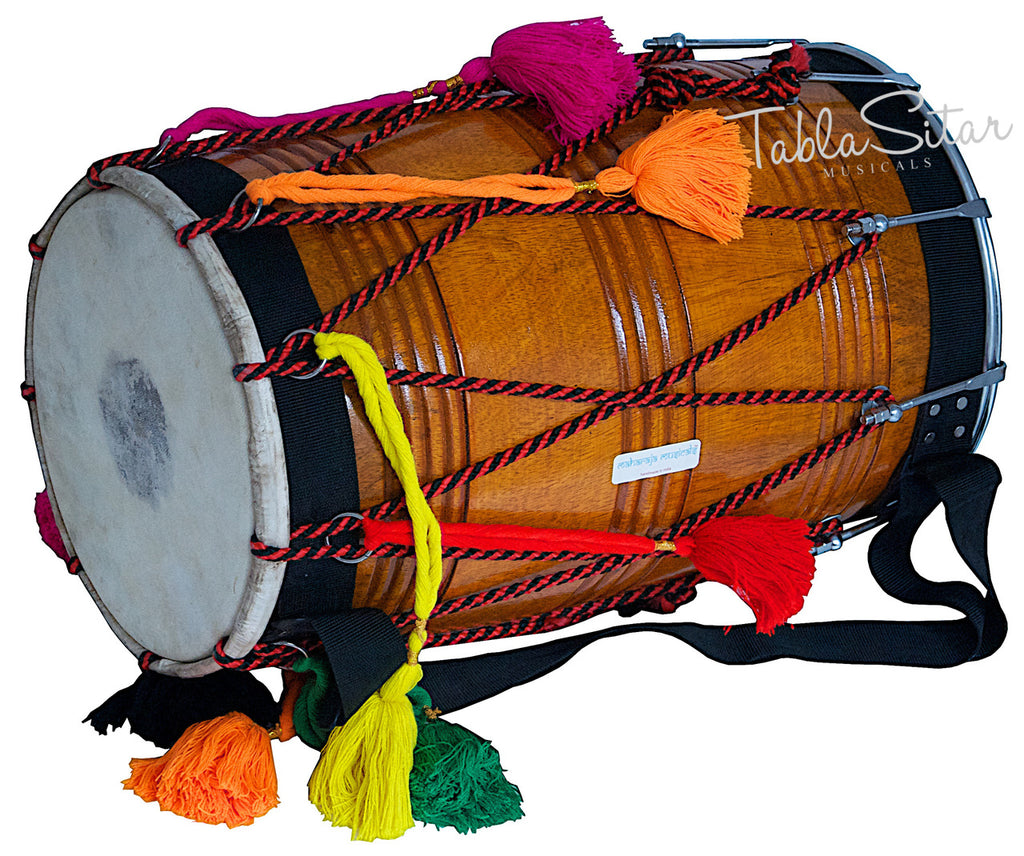 Maharaja Musicals Bhangra Dhol, Natural (No. 75)