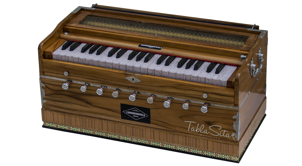 Maharaja Musicals Concert Harmonium, 9 Stops, Coupler, 42 Keys