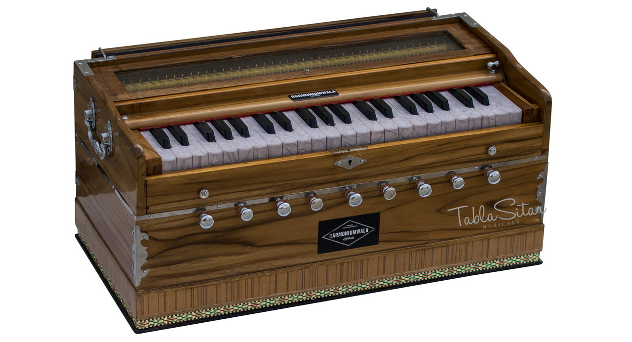 Maharaja Musicals Concert Harmonium, 9 Stops, Coupler, 42 Keys