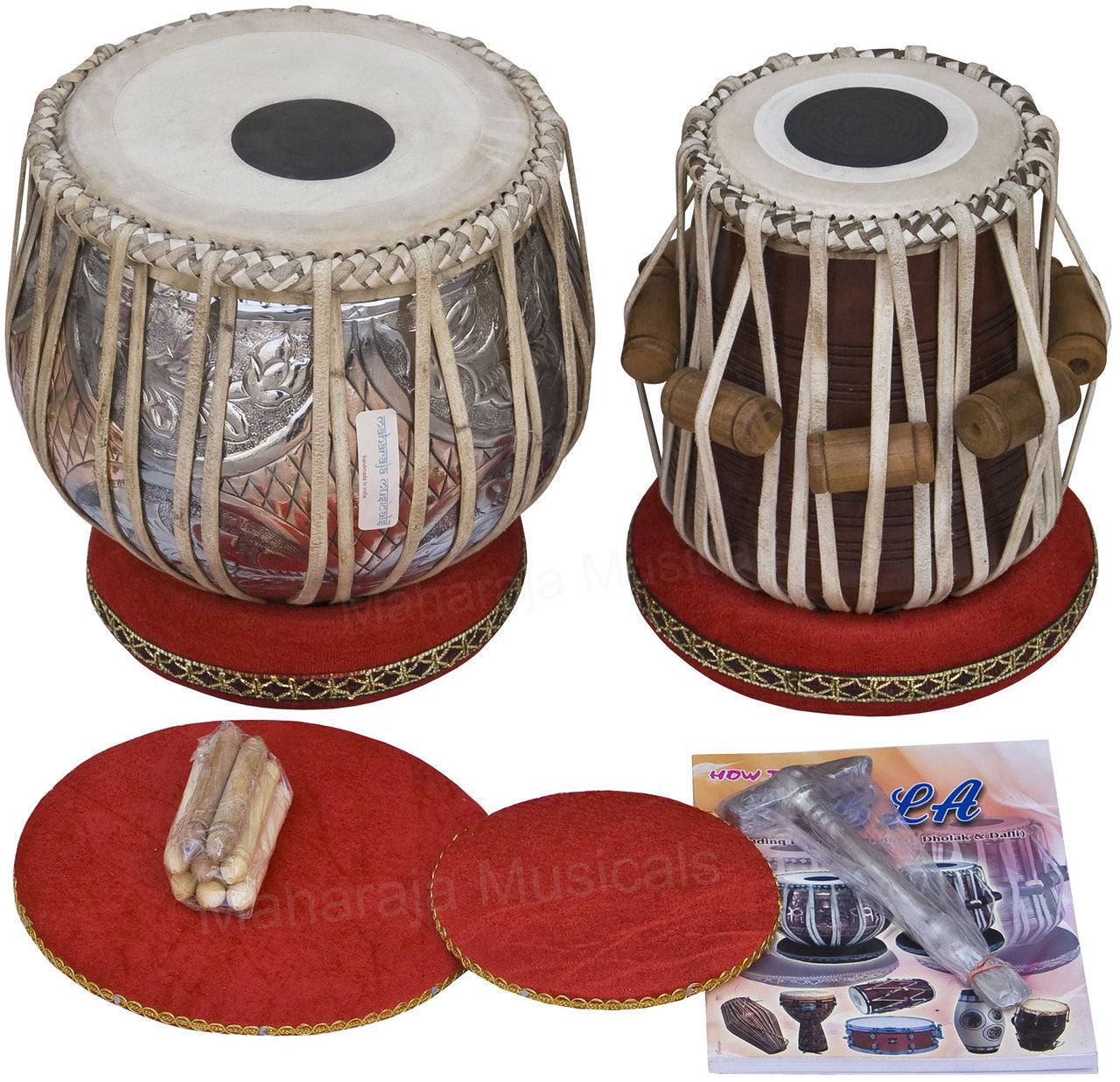 Maharaja Musicals Concert Tabla Set, 4.5 kg, Copper Bayan