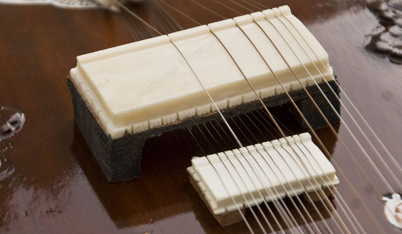 Maharaja Musicals Angur Patta Sitar, Kharaj Pancham, Fiber Case