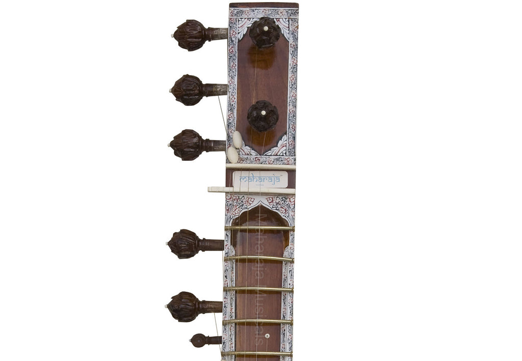 Maharaja Musicals Angur Patta Sitar, Kharaj Pancham, Fiber Case