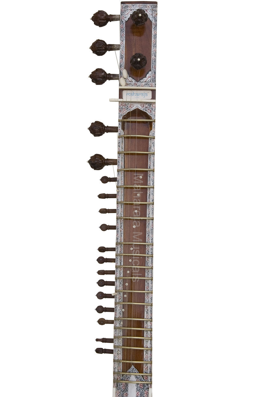Maharaja Musicals Angur Patta Sitar, Kharaj Pancham, Fiber Case