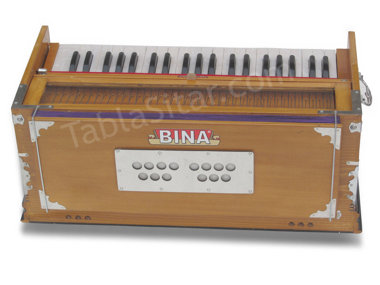 Bina No. 9 Harmonium, 3.5 Octave, 7 Stops, Coupler, Teak