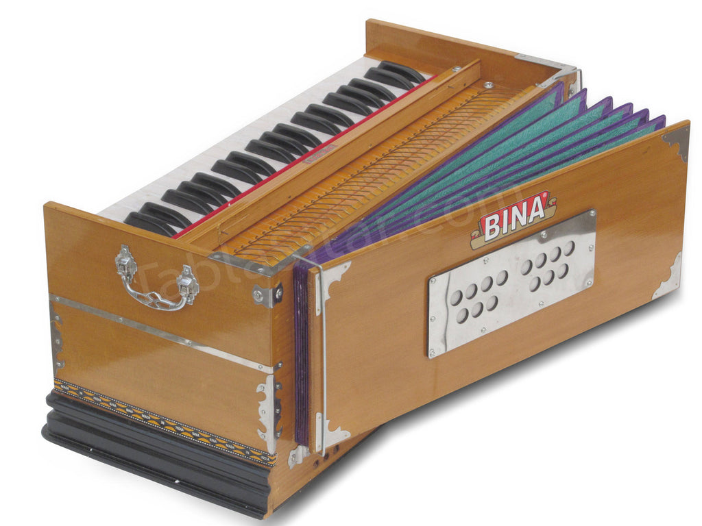 Bina No. 9 Harmonium, 3.5 Octave, 7 Stops, Coupler, Teak