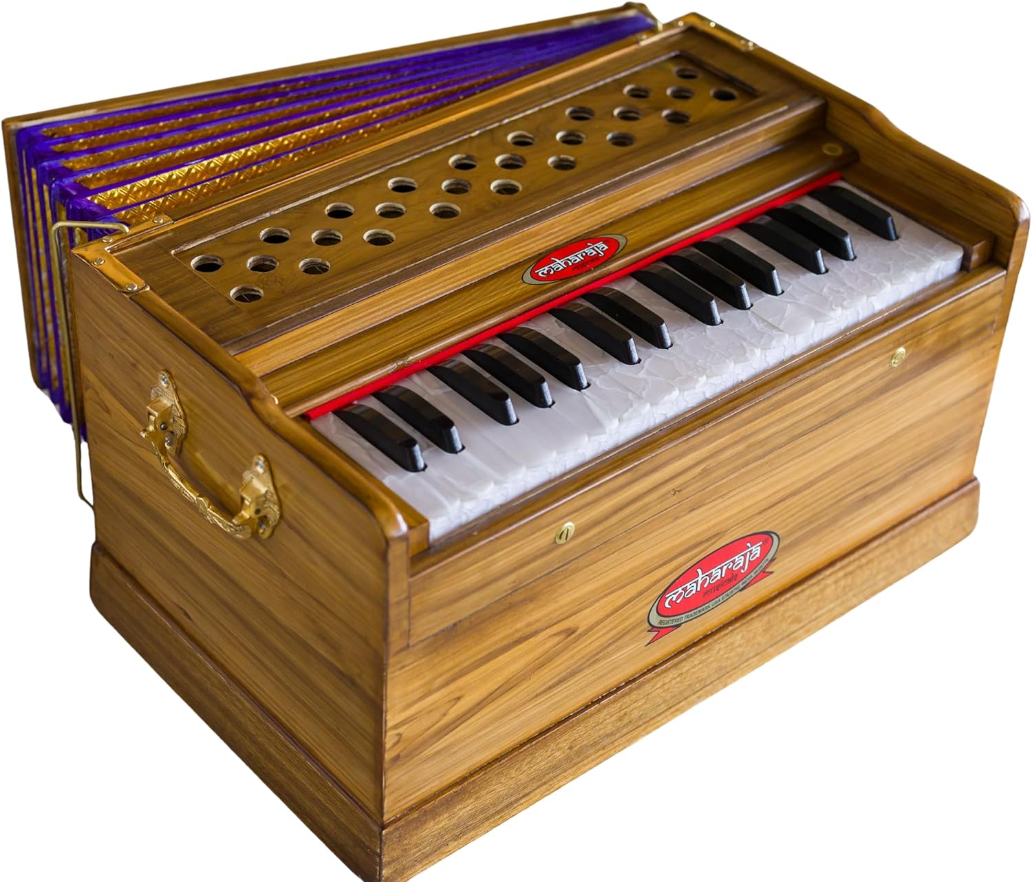 Maharaja Musicals, Small, 2 .5 Octaves Saptak, Multi-Fold Bellow, 18x1