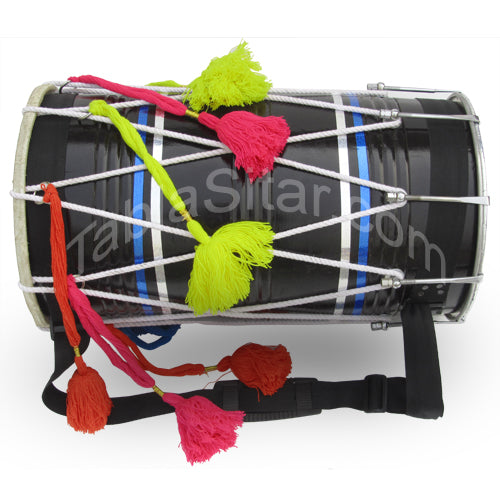 Maharaja Musicals Bhangra Dhol, Black