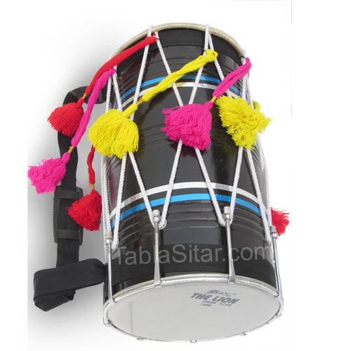 Maharaja Musicals Bhangra Dhol, Black