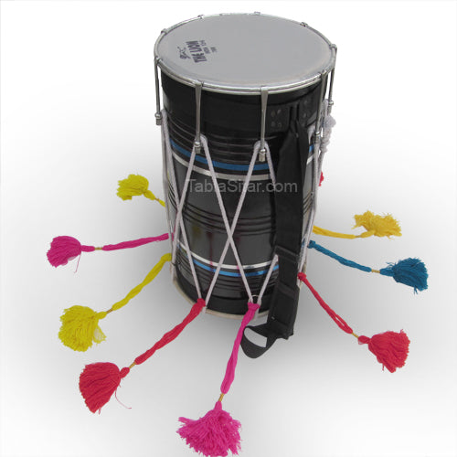 Maharaja Musicals Bhangra Dhol, Black